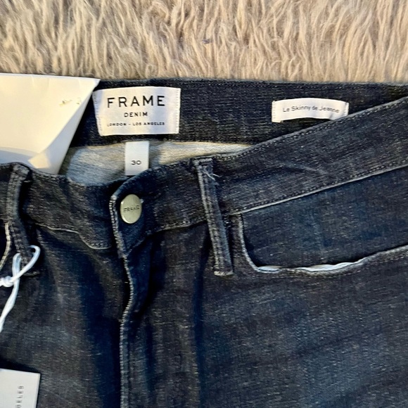 NWT Frame Dark Denim Le Skinny de Jeanne (30) - Picture 4 of 8